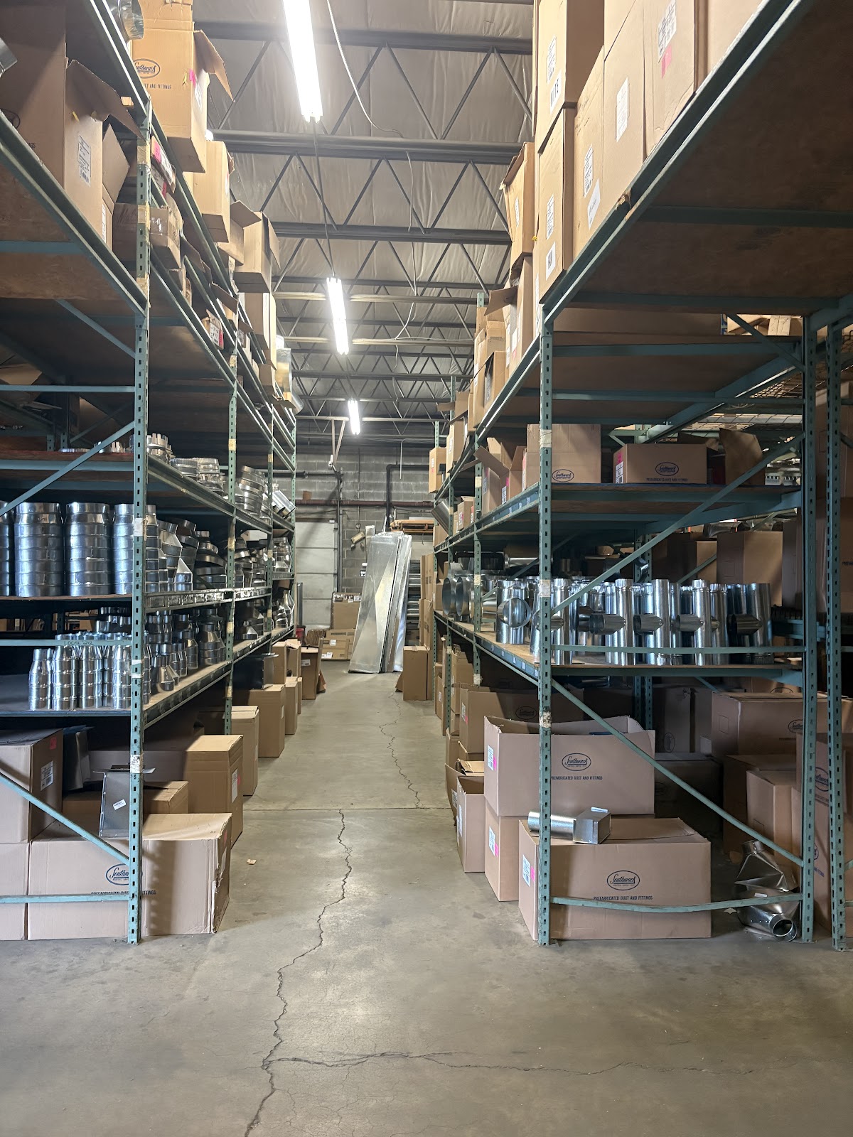 Custom ductwork ready for install